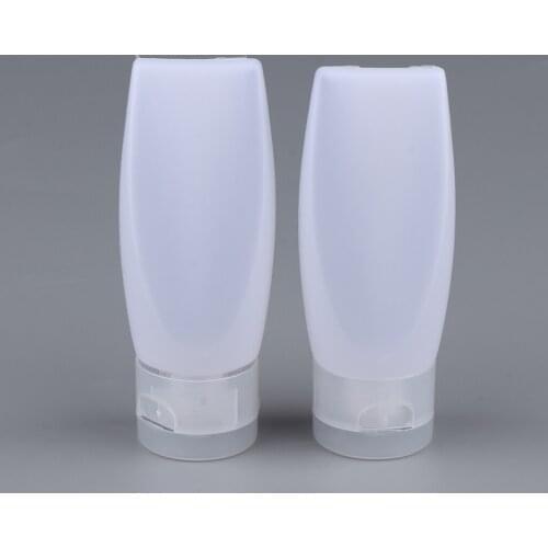 25g/40g/60g Refillable Body Lotion Shower Gel Vials Portable Seperated Bottles for Travel Home Use,Pack of 5