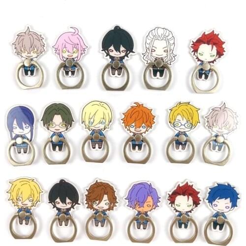 Ensemble Stars Keychain Man Acrylic Key Chain Women Key Holder Couples Keyring Game Key Ring Pendant Llaveros Akehoshi Subaru