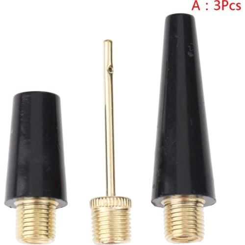 3/4pcs Ball Needle Nozzle Adapter Kit for Basketball Football Bicycle Tire Inflate Pump Parts Accessories