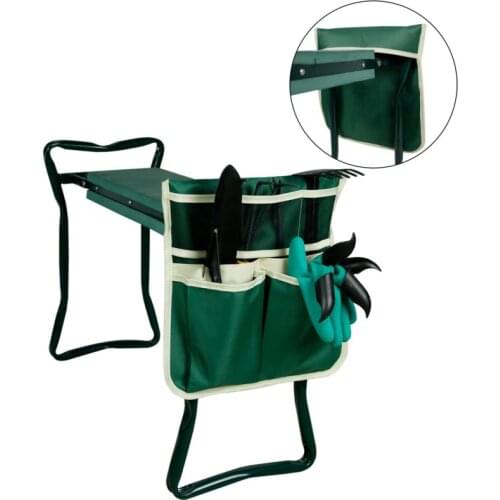 Portable Gardening Stool Side Bag Multiuse Gardening Storage Bag Gardening Hanging Side Pockets Saving Space Bags