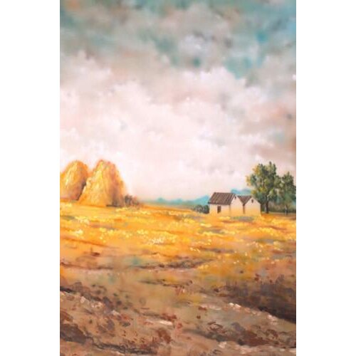 Professional10x20ft 100%Cotton hand painted SCENIC MUSLIN PHOTO BACKDROP FARM,fantasy cloth backgrounds for photo studio weeding