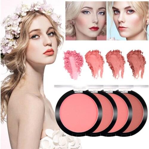 SACE LADY Makeup Blush Long Lasting Pigmented Baked Cheek Rouge MatteNatural Glow Powder Cosmetic Face Make Up Blusher TSLM2