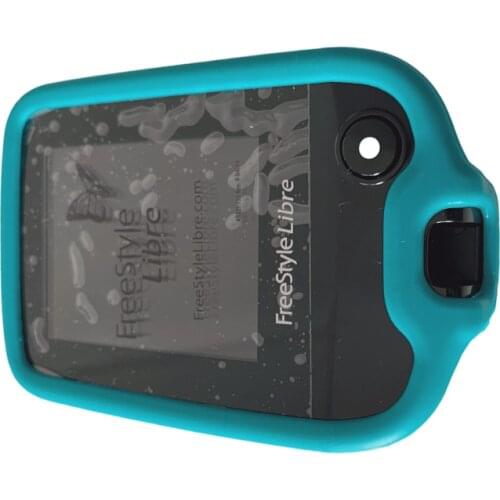 Premium Silicone Case for Freestyle Libre/Freestyle Libre 2,Silicone Case cover w Tempered Screen Protector film