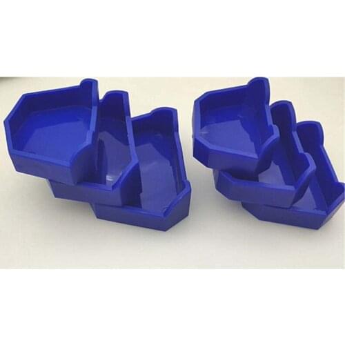 2pcs/set Dental Model Base Set Dental Mold Plaster Base Denture Tray Dental Lab Former Base Kit Oral Care Hygiene