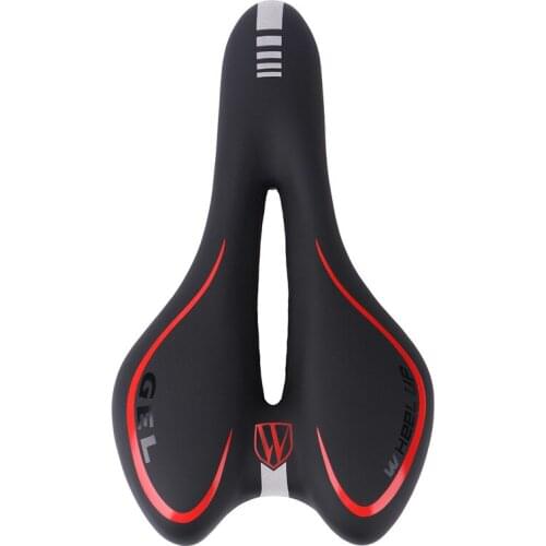 Reflective Breathable Bicycle Hollowed Saddle Comfort Mountain MTB Road Bike Soft Seat Cushion Cycling Riding Acces