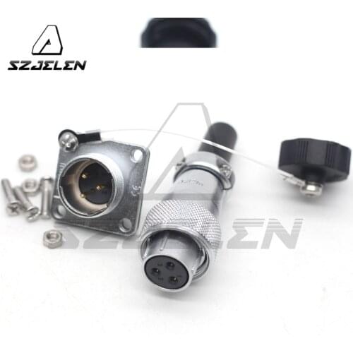 WEIPU WS16- 3 pin metal waterproof connector,Female plug male socket,can be used in industry, aviation, communications, etc