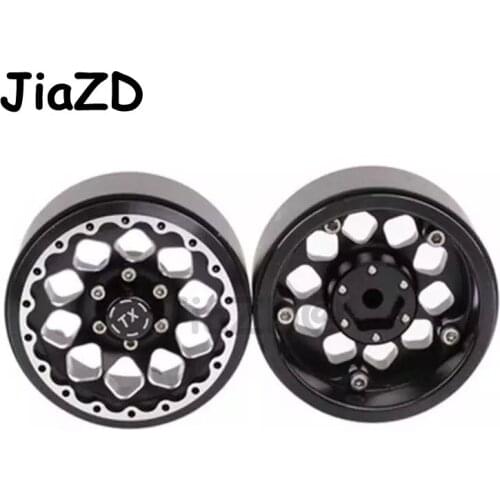 1.9" RC Crawler Truck Beadlock Tires Metal Weighted Bead Lock Wheel Hub Fit RC4WD LAND ROVER D90 AXIAL SCX10 RC Car Model S125