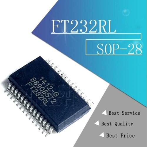 1PCS/lot FT232 FT232RL SSOP28 USB interface IC FT232R Ch Single Full Speed New original
