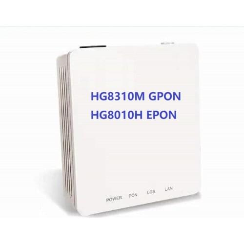 10PCS hua wei ONU EPON HG8010H ont FTTH fiberhome HG8310M GPON modem USED 1GE with English version with power