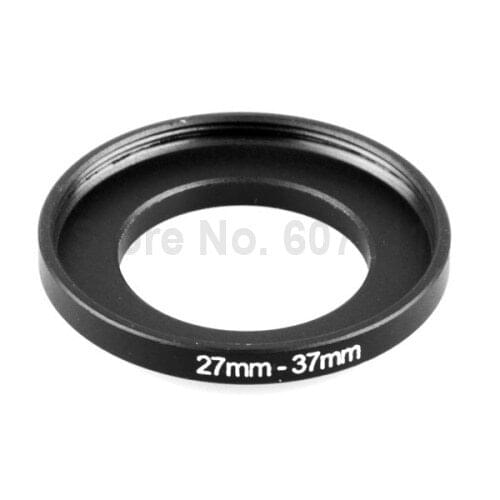 27mm-37mm 27-37mm 27 to 37 Step Up Filter Ring Stepping Adapter Lens Adaptor Black
