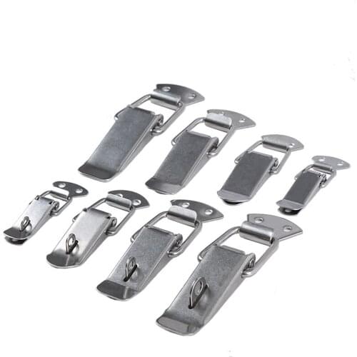 304 Stainless Steel Duckbill Spring Buckle Toolbox Lock Buckle Wooden Box Metal Lock Wooden Box Safety Buckle