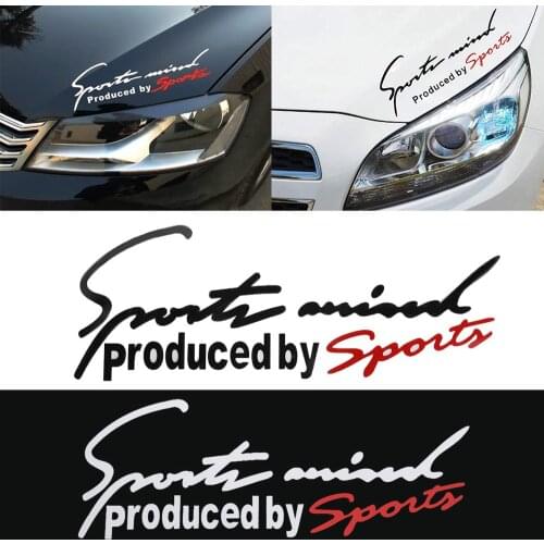 Car Stickers Sports Mind Produced by Sport Car Sports Lamp Eyebrow Car Stickers Decal Vinyl For Mitsubishi ASX Lancer 10 9