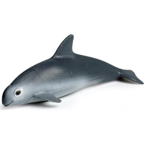 Bay Dolphin Animal Figure Collectible Toys Sea Animal Cognition Action Figures Kids Plastic Cement Toys