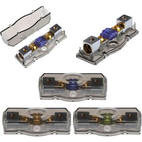 Block Car Fuse Box Holder Stereo Seats Voltage Exposure Safe Durable Tool 100A