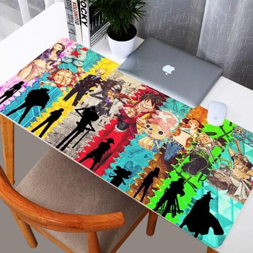 One Piece Non-Slip Mouse Carpet Desk Large Extended Mousepad 900mmX400mm gaming Mouse Pad For CSGO LOL