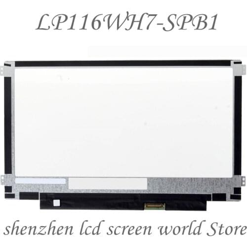 For LG LP116WH7-SPB1 LP116WH7 (SP)(B1) 11.6 IPS eDP 30 PIN HD 1366X768 LED Laptop LCD Screen Panel 30 PIN LP116WH7 SPB1 Panel