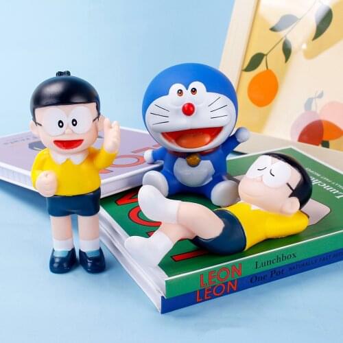 1pcs Doraemon Action Figures Toys Collection Kids Toys Home Ornaments Cake Decoration Cartoon Mini Models Toys