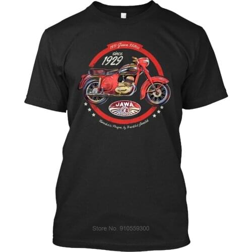 Men t shirt Jawa 350cc Motorcycle vintage gift shirt tshirts cotton tshirt men summer fashion t-shirt euro size