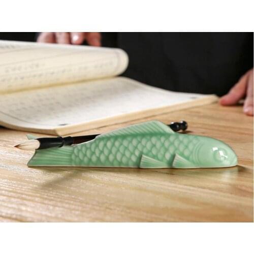 1pc Paperweight Brush Rest Calligraphy Painting Tool