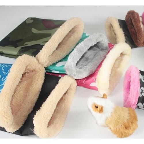 Small Pet Nest Hedgehog Squirrel Hamster House Bed Guinea Pig Warm Winter Sleeping Nest Bag For Small Animals