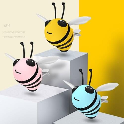 Cartoon Bee Cute Bee Car Air Purifier Car Air Aromatizer Deodorant Car Interior Accessories Air Outlet Clip Flavor Aromatherapy