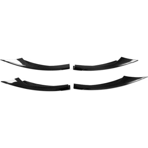 Fit for Benz new E-class e260l e300l 21 front spoiler trim strip front lip air knife fog lamp sticker retrofit