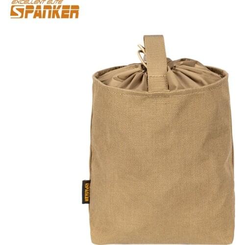 EXCELLENT ELITE SPANKER Tactical Molle Folding Dump Drop Pouch Storage Bag Waist Pouch Portable Pockets Recycle bag