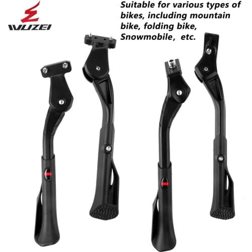Adjustable MTB/Snow/folding Bicycle Kickstand Parking Rack Support Side Kick Stand Foot Brace Cycling Parts Bike Holder Footrest