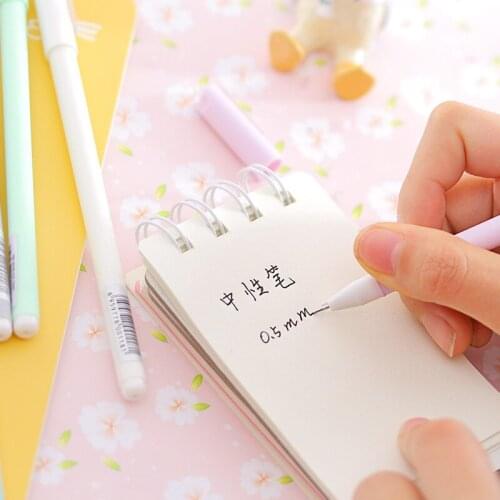 DL Lovely candy color pen creative stationery pen student supplies South Korea black cartridge student supplies educational