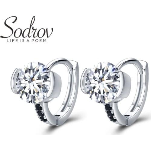SODROV Women's Silver Earrings