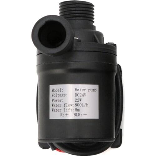 800L/H 5m DC 12V 24V Solar Water Heater Brushless Motor Circulation Water Pump ZYW6804 Sub-nozzle Brushless DC Water Pump 12V 5M