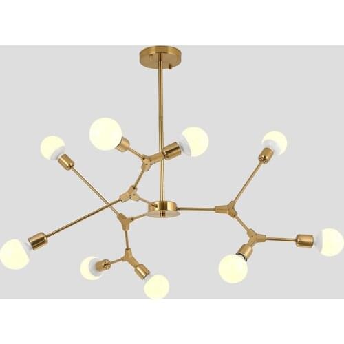 Modern LED Pendant Lights Nordic Art Restaurant Pendant Lamps 3/6/9 Light Dining-room Hanglamp Lamparas Home Decoration Lighting