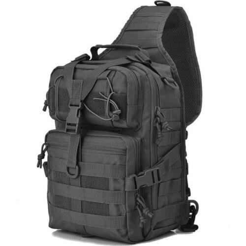 Tactical Assault Backpack Military Army Molle Bag Waterproof Hiking Rucksack Sling Pack for Outdoor Sports Camping Hunting 20L