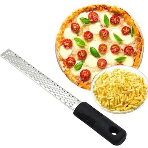 Citrus Lemon Zester & Cheese Grater - Parmesan Cheese, Lemon, Ginger, Garlic, Nutmeg, Chocolate, Vegetables, Fruits