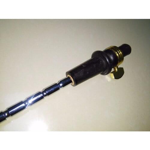 1 PC Bass End pin Ebony with steel parts 3/4 to 4/4 double bass parts