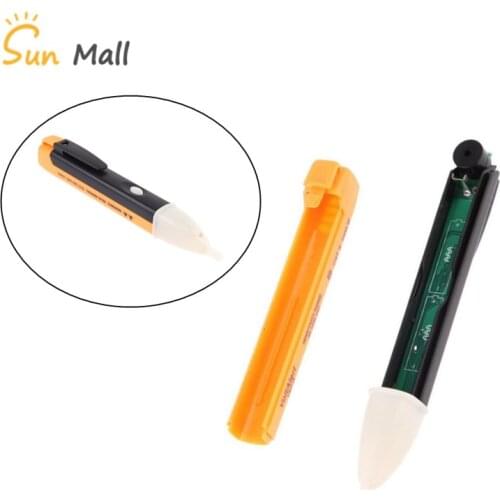 1PC Electric indicator 90-1000V Socket Wall AC Power Outlet Voltage Detector Sensor Tester Pen LED light New Drop ship