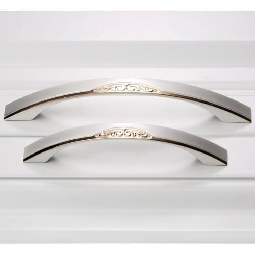 1Pc Furniture Handle Zinc Alloy Cabinet Knobs and Handle Retro Kitchen Door Pull European Furniture Hardware 96mm/128mm