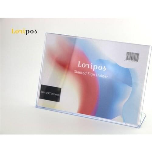 10pcs A4 L poster banner signage holder frame display stand deskstop frame stand table desktop