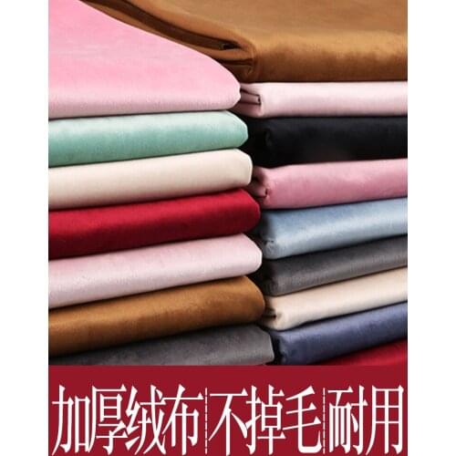 150cm Width Velvet Fabric Thickening Flannel Velvet Fabric Plush Pillow Sofa Fabric HomeArts Crafts DIY Apparel Sewing & Fabric