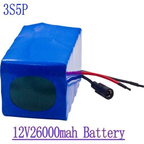 18650 12V 20AH Rechargeable Lithium Battery Can Be Used For LED Lighting, Solar, Mobile Power