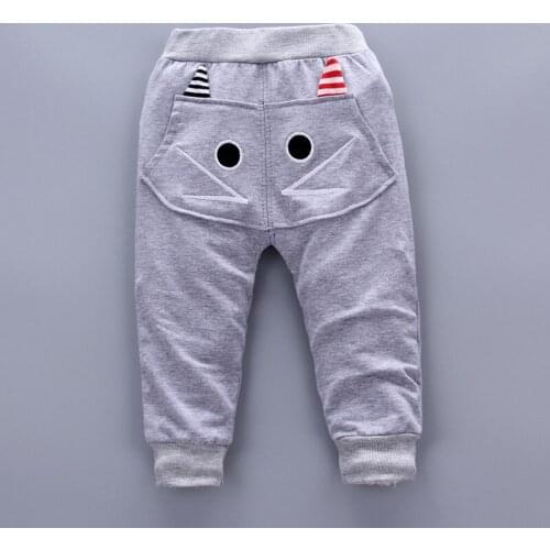 2017 new autumn baby pants 100% cotton high quality Korea style children pants 0-3 year boys girls pants Children Wit