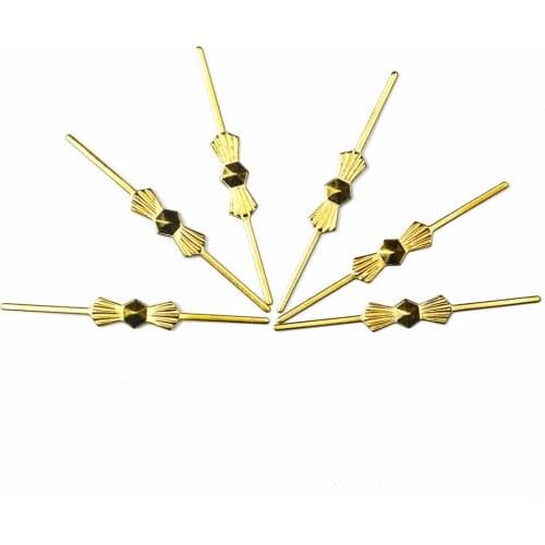 300pcs/bag 45mm Golden Metal Butterfly Buckles Bowtie Connectors For Crystal Octagon Beads Pins home decoration accessories DIY