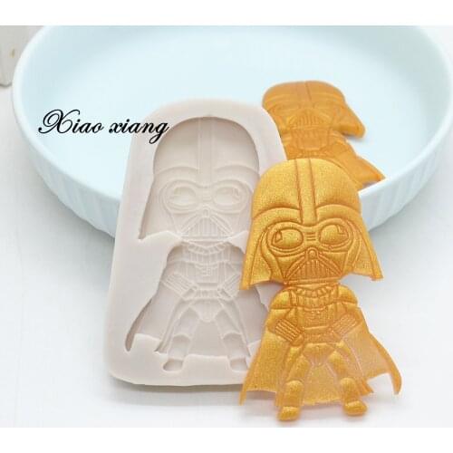 3D Soldier Silicone Molds DIY Christmas Cake Decorating Tools Cupcake Fondant Mold Candy Clay Chocolate Moulds FM812