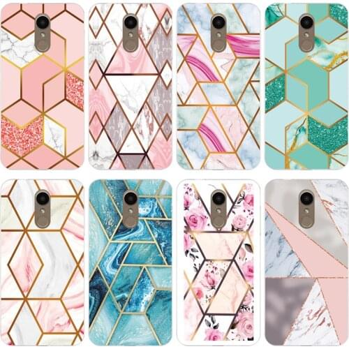 Case for LG K8 2018 X210 Cases Cover Marble Silicon Shells for LG K8 2018 X210 Soft Fundas Bumper