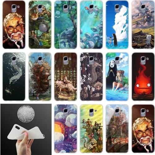 Phone case Cover Studio Ghibli Spirited Away Totoro FOR Coque Samsung Galaxy J6 J4 J8 J7 2018 Plus J3 J5 J7 Prime Pro 2017 2016
