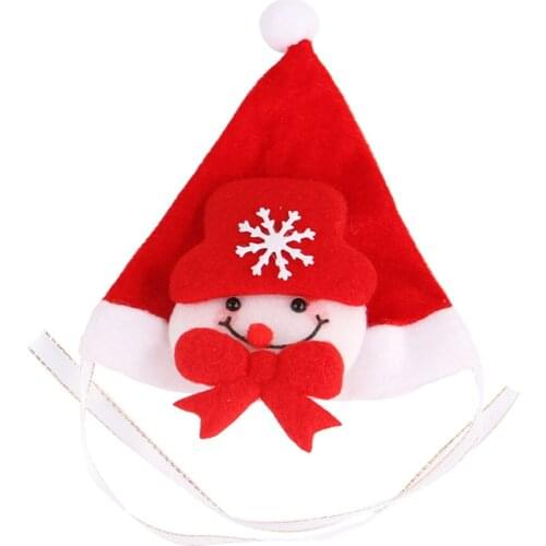 Pet Cat Hat Puppy Christmas Santa Claus Costumes Hat Dog Cap