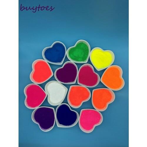50g mixed 5colors Pastel Magenta Neon Fluorescent Pigment for Cosmetics, Nail Polish, Soap Making, Candle Making, Polymer Clay