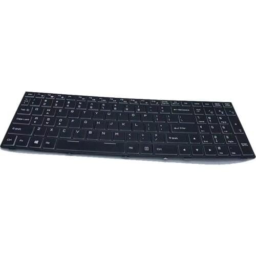 JIANGLUN Laptop US layout keyboard with backlight for Clevo N857HK N855 N850ek P650RP6