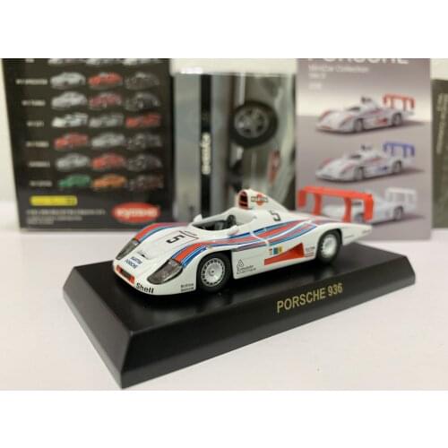 1/64 KYOSHO PORSCHE 936 Martini # 5 LM F1 RACING 1977 Collection of die-cast alloy car decoration model toys