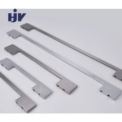 HJY Kitchen Door Handles Chrome Black Cabinet Pull Cupboard Drawer Handle Zinc Alloy Modern Style Hardware Accessory Z177